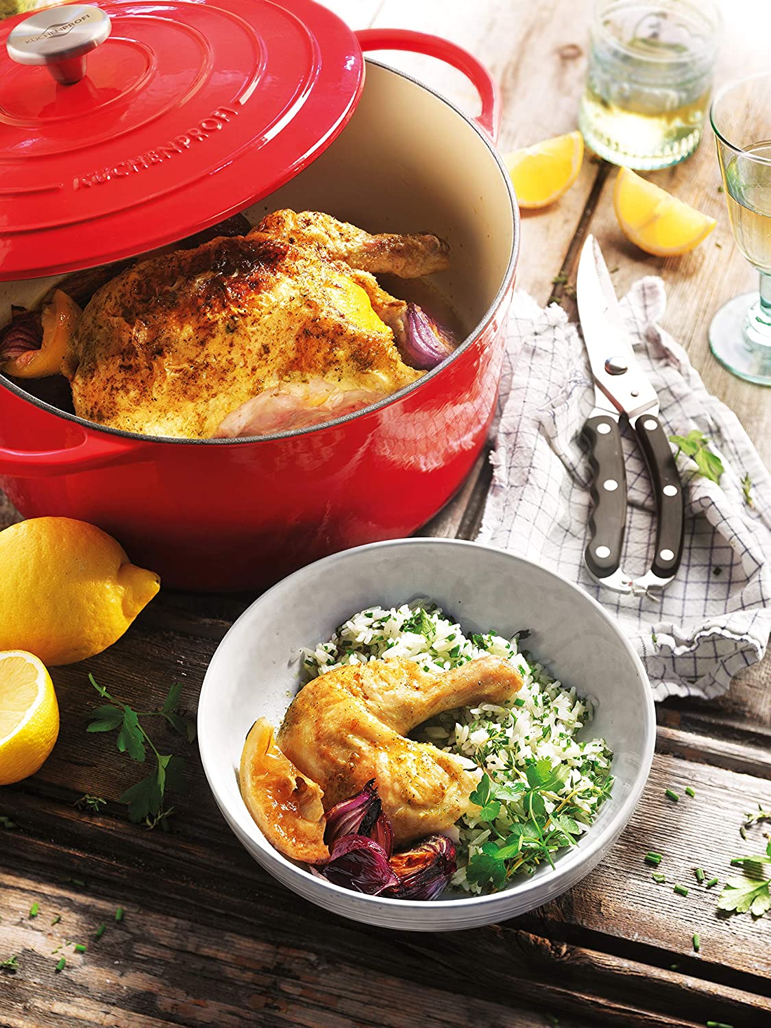 kuchenprofi-provence-braadpan-rond-24cm-rood