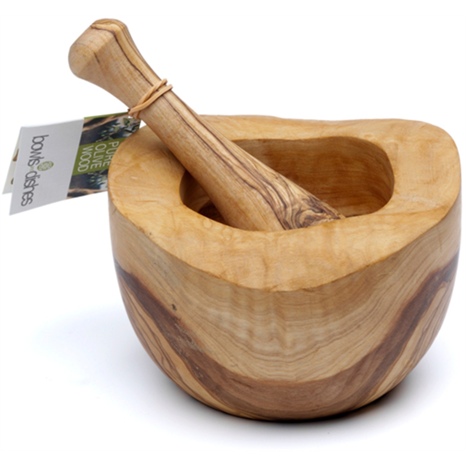 bowls and dishes pure olive wood vijzel 16cm olijfhout