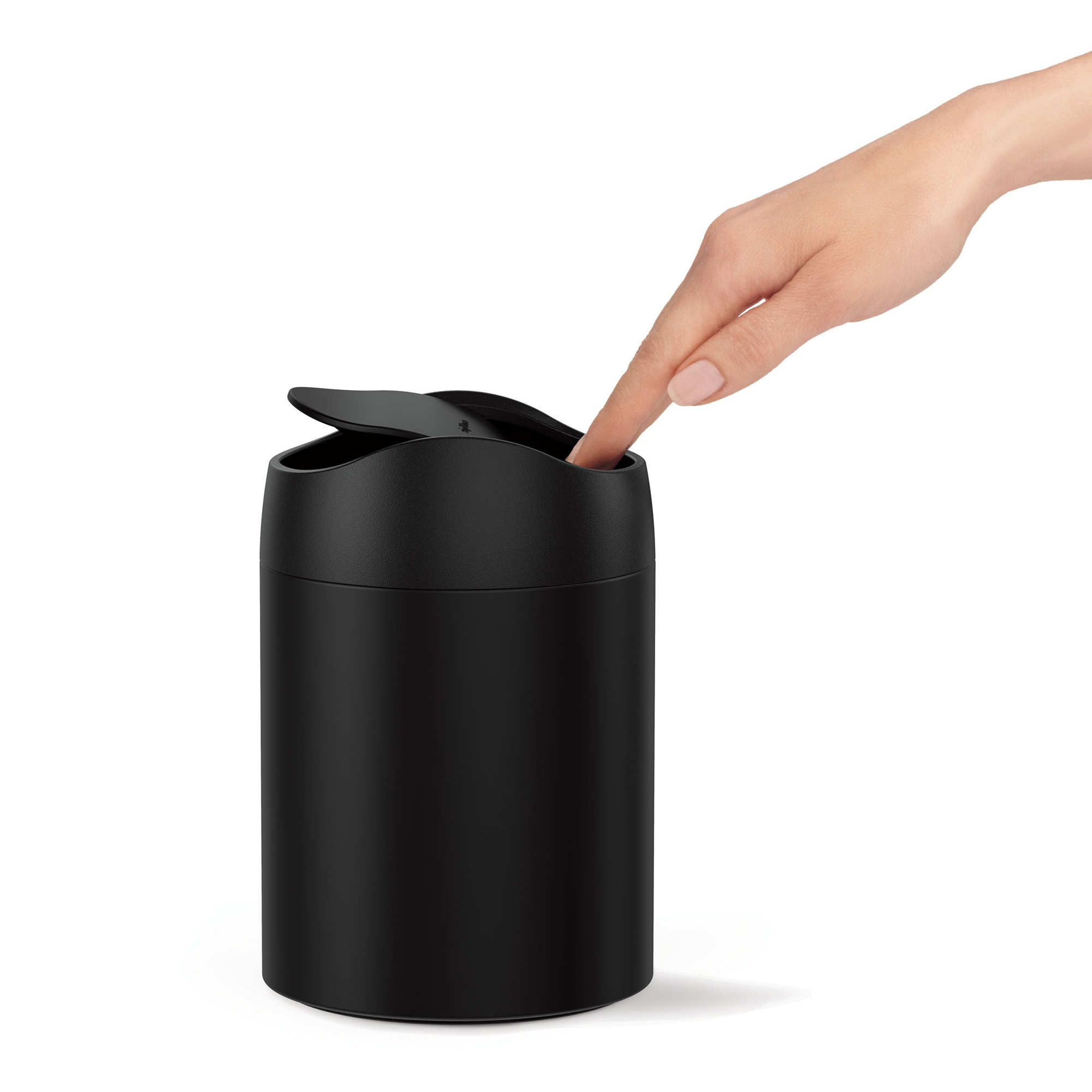 simplehuman-mini-afvalemmer-15l-zwart