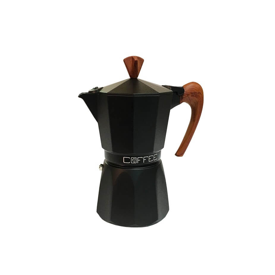 gat fashion wood espressokanna svart 3 kopp