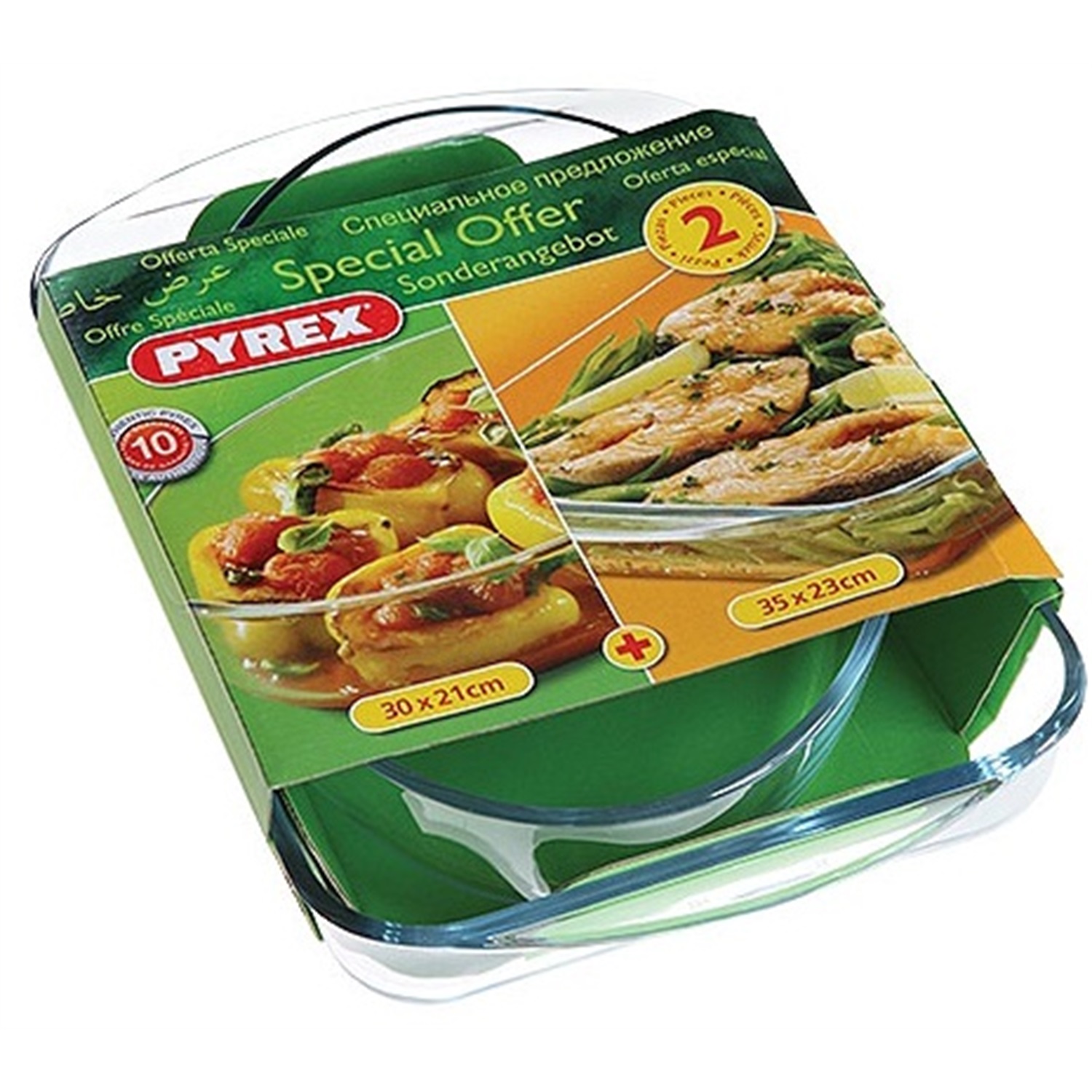 pyrex classic ovenschalenset 2 stuks