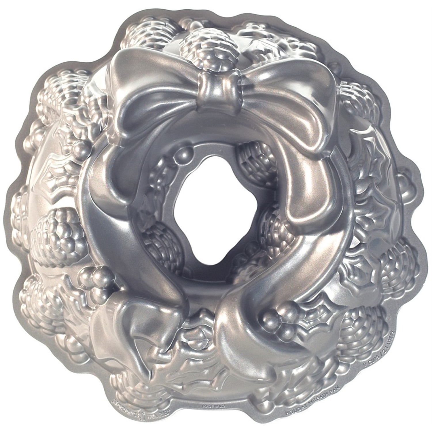 nordic-ware-holiday-wreath-tulbandvorm-285cm-zilver