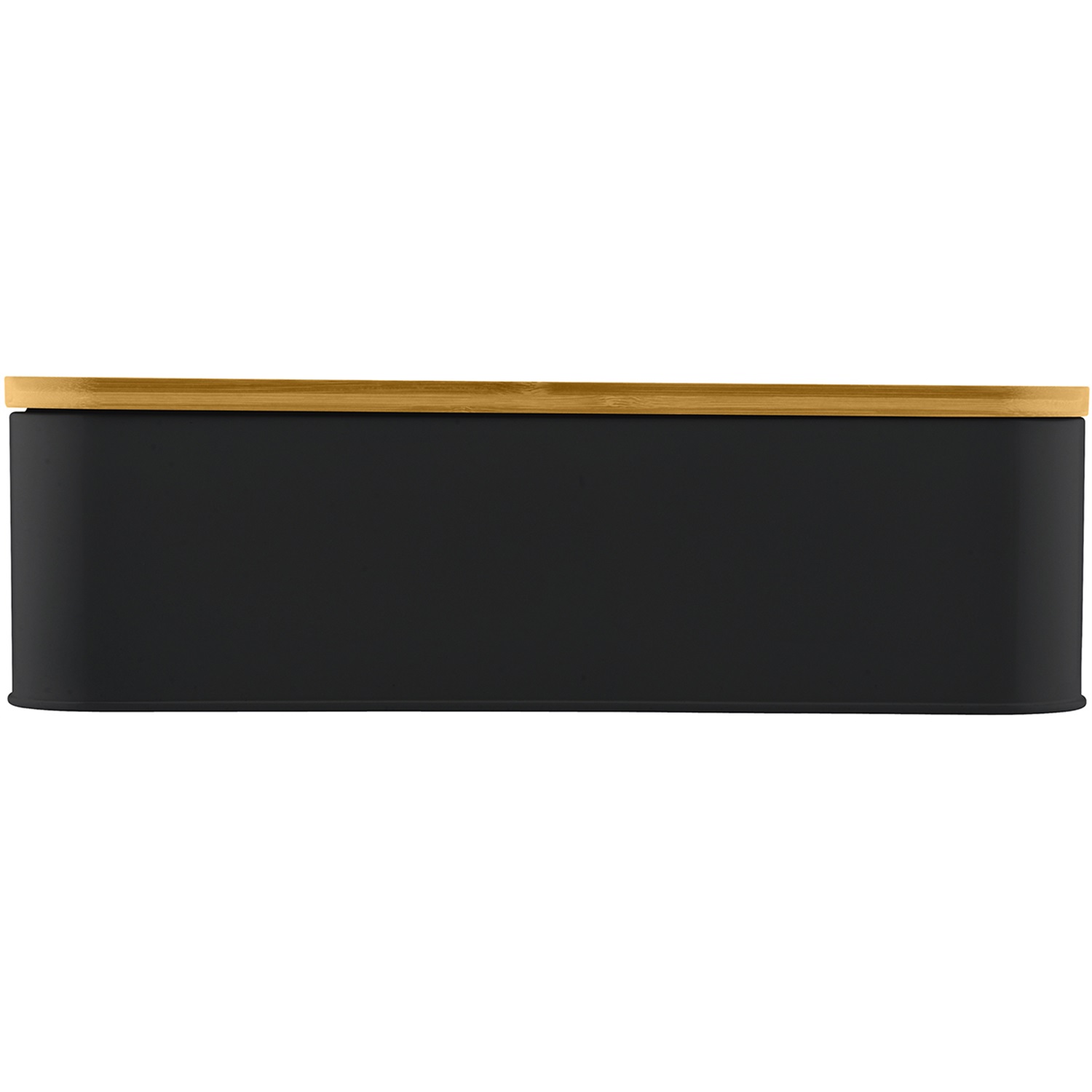 kookpunt day broodtrommel met bamboe deksel zwart