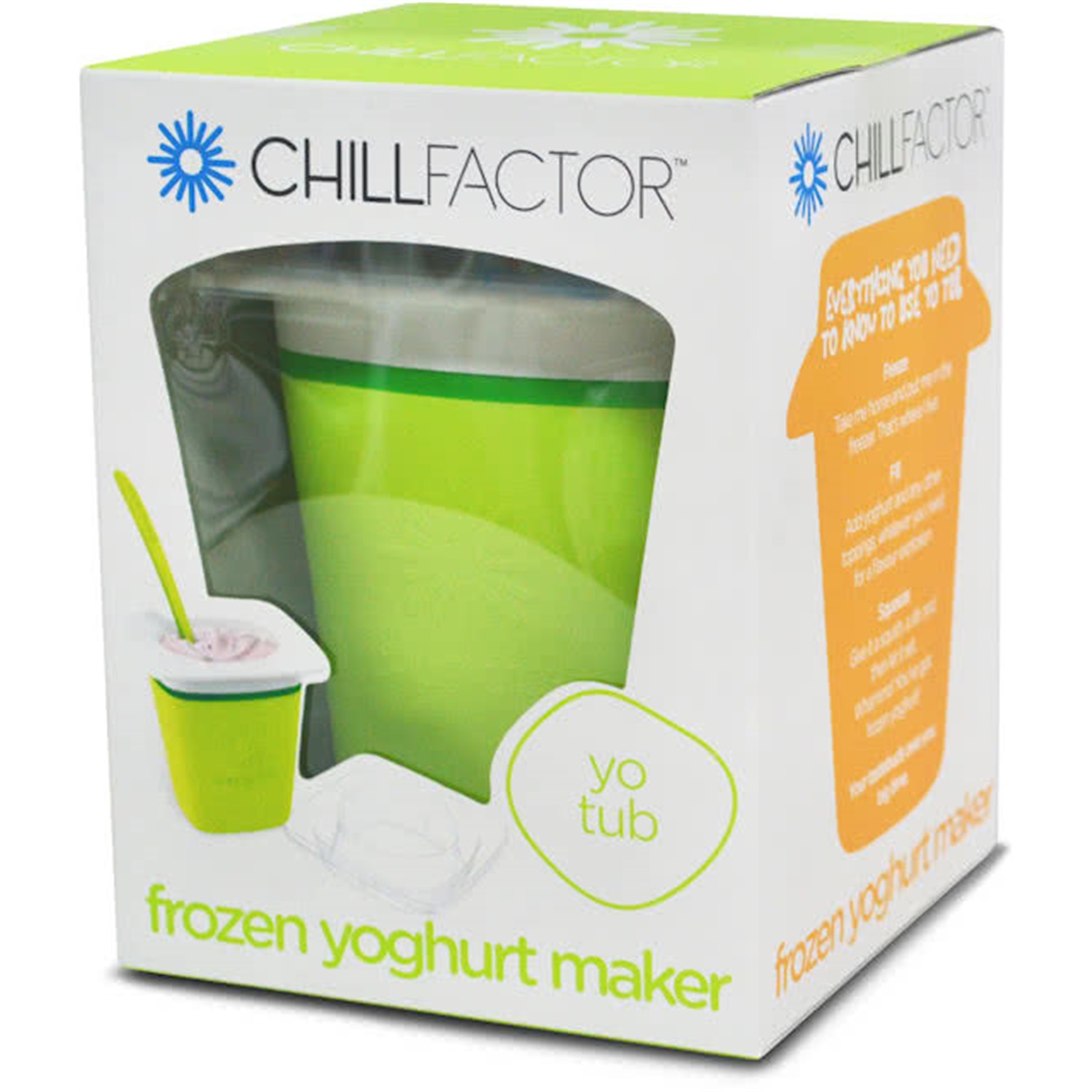 chillfactor frozen yoghurt ijsmaker groen