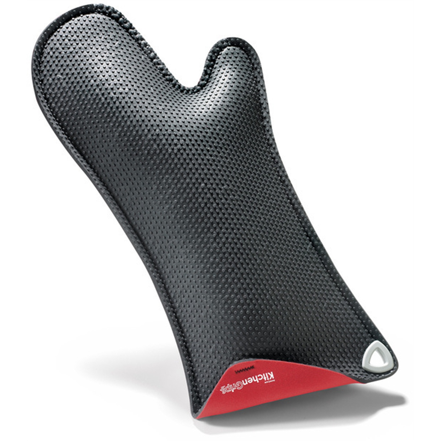 kitchengrips chefs mitt bbq en ovenwant 355cm rood