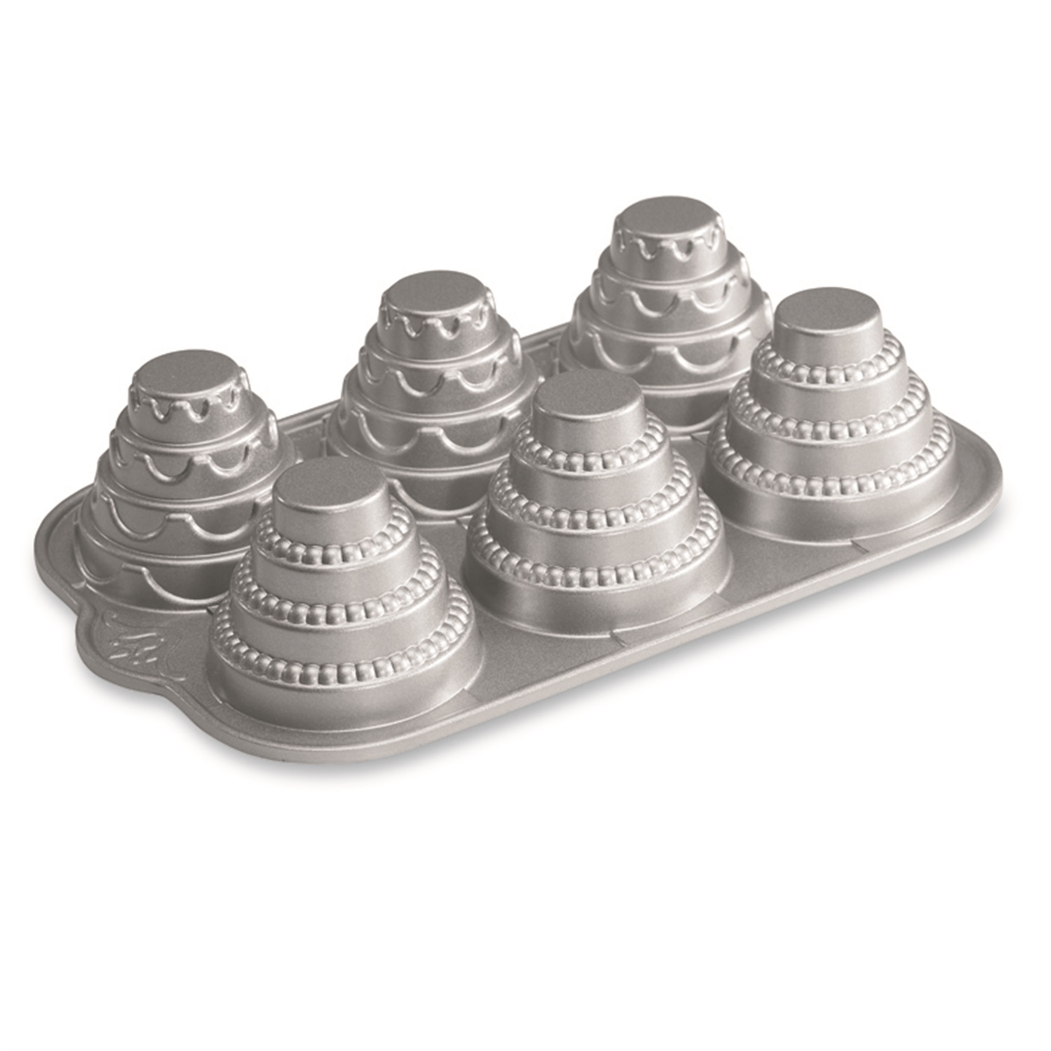 nordic-ware-celebration-tiered-cakelet-bakvorm-6-vaks-zilver
