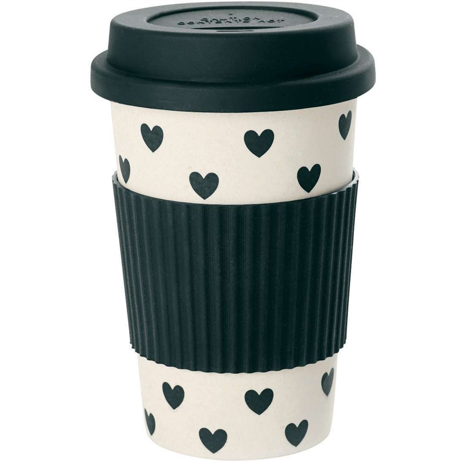 miss etoile travel mug beker zwart 05l hart