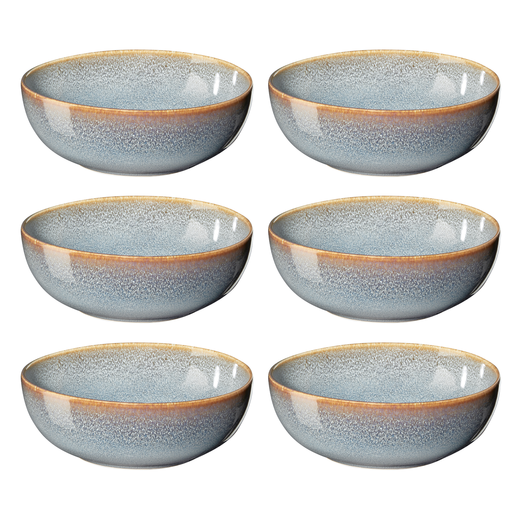 asa selection saisons schaal 15cm denim blue 6 stuks