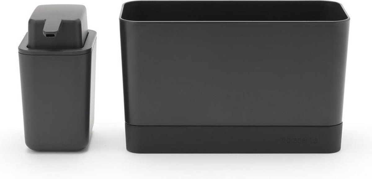 brabantia-sinkside-aanrechtorganizer-met-zeeppomp,-2-delig-dark-grey5