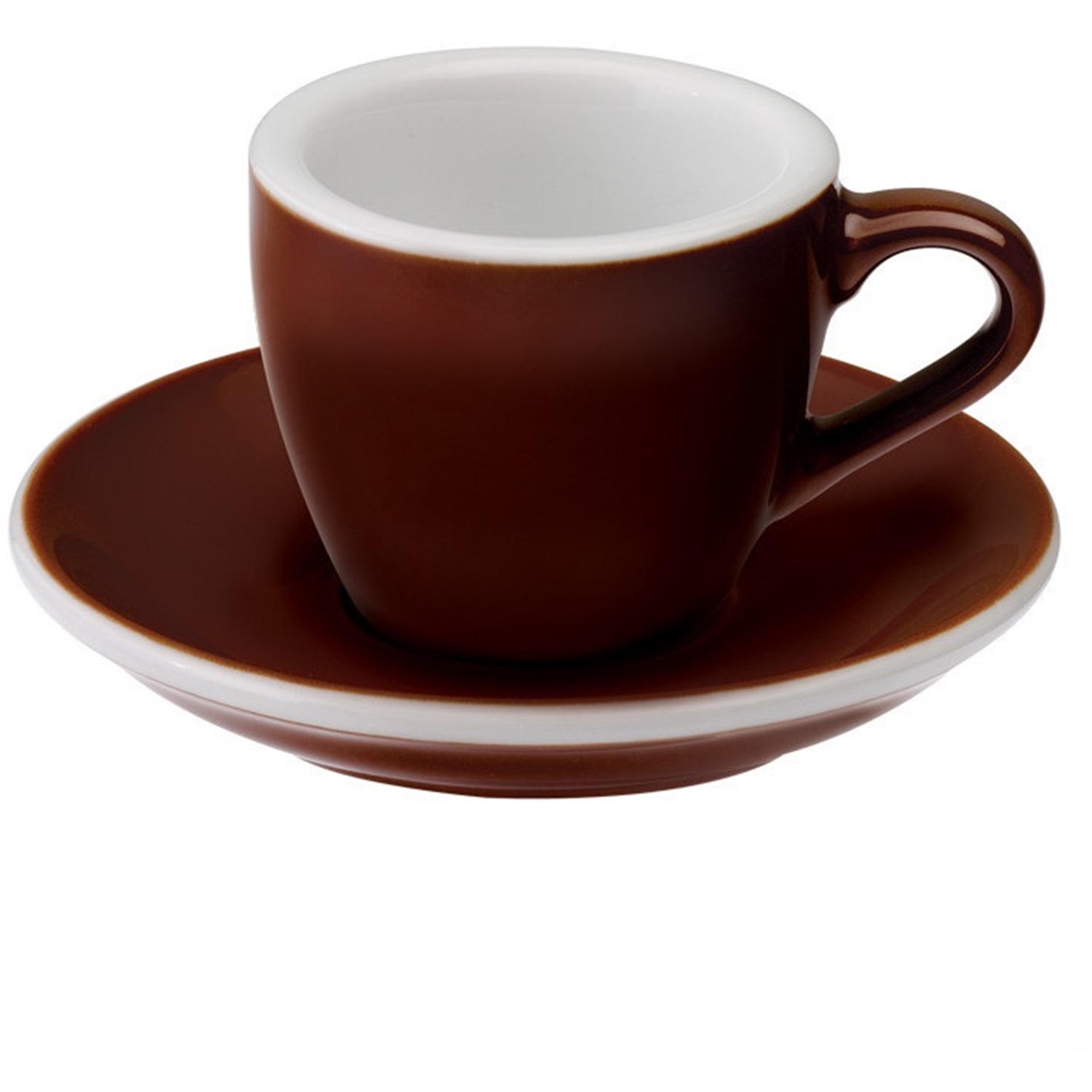 loveramics espressokop met schotel 008l bruin