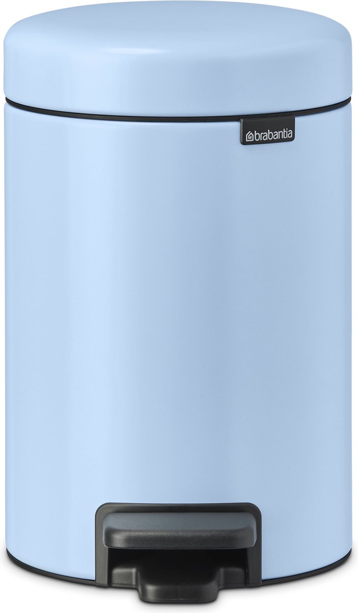 brabantia newicon pedaalemmer 3l blauw