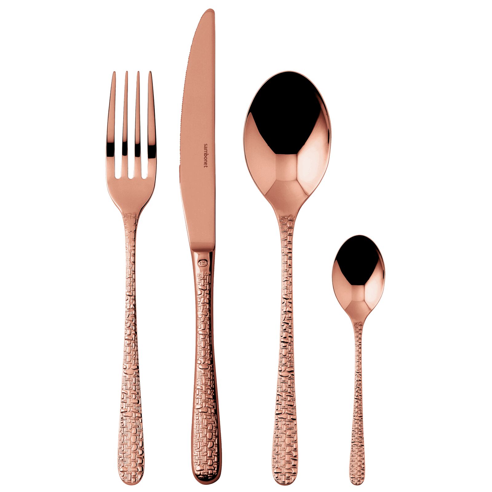 sambonet venezia bestekset 52765c81 24 delig koper