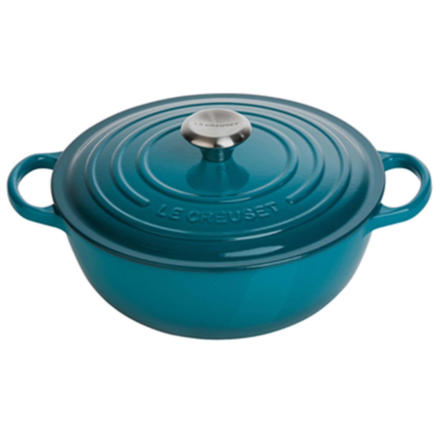 le creuset signature marmite braadpan 26cm deep teal