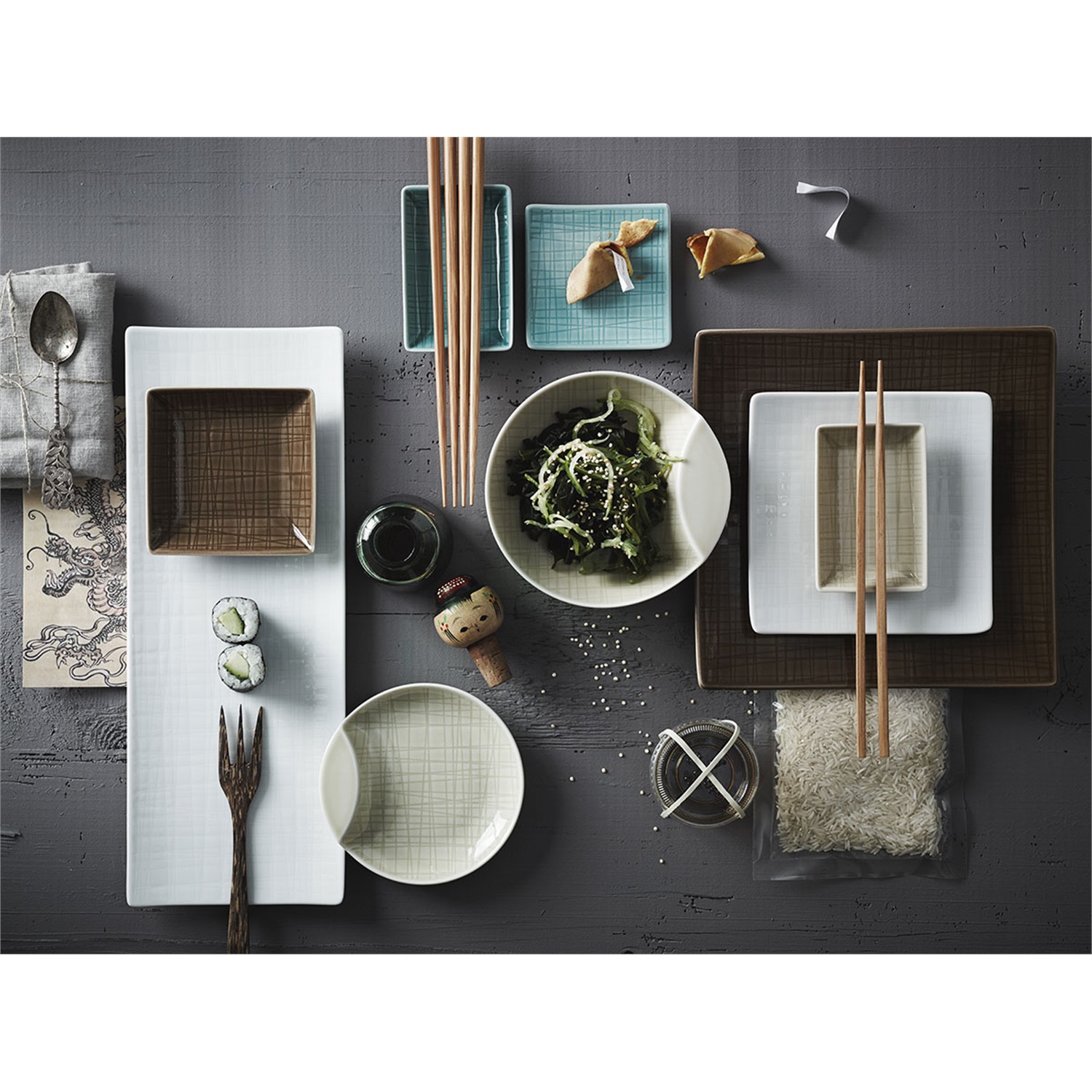 rosenthal-mesh-espressokop-en-schotel-wit