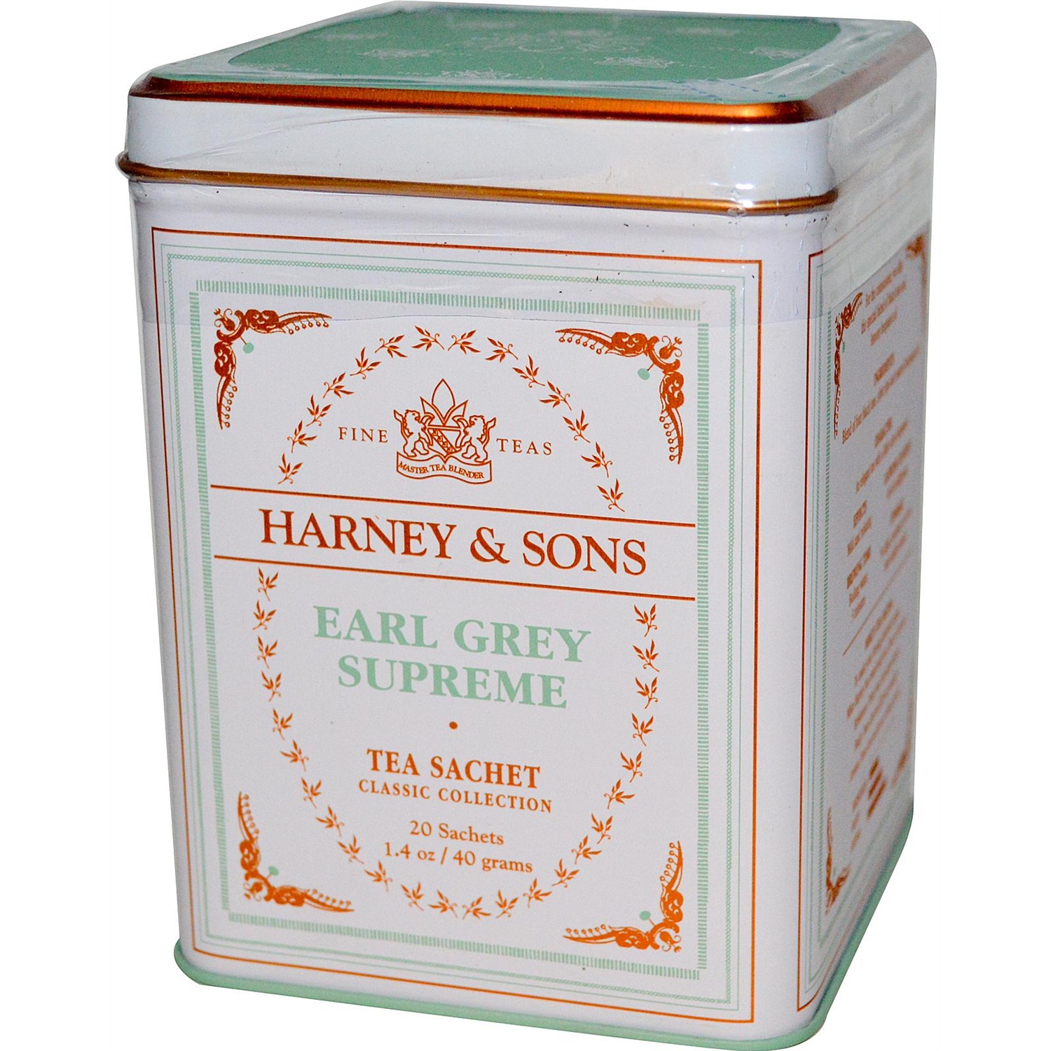 harney sons earl grey supreme zwarte thee 20 zakjes