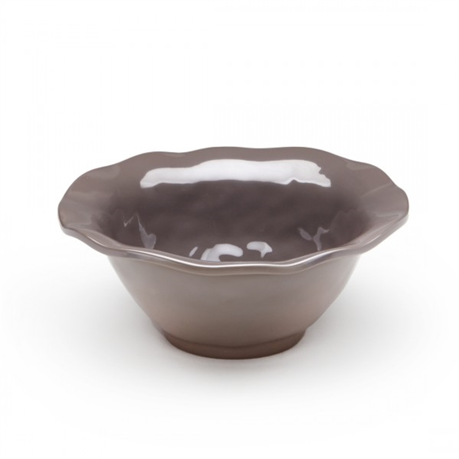 q squared nyc ruffle schaal 30cm taupe