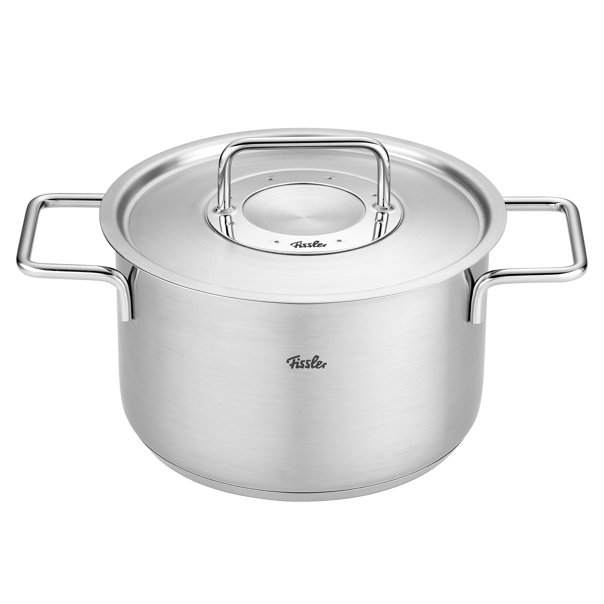 fissler pure collection kookpan met rvs deksel 20cm
