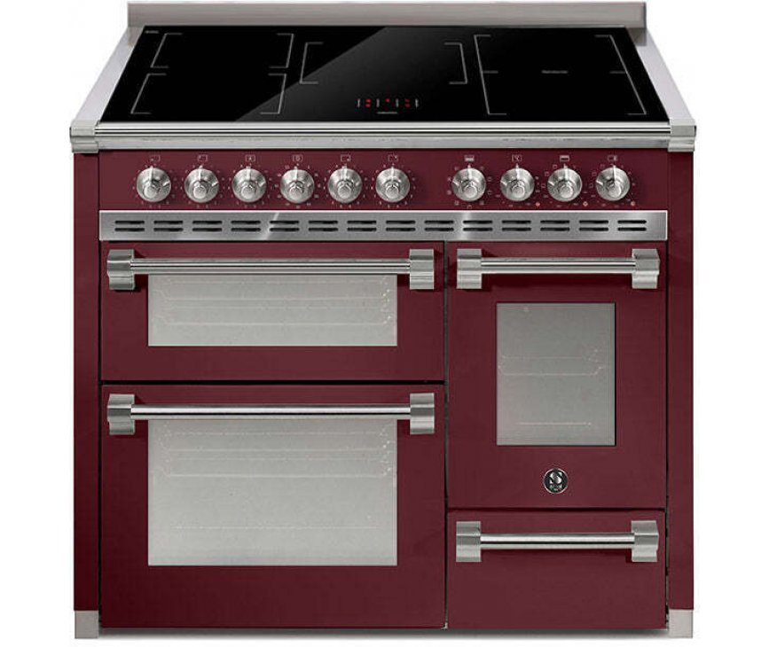steel ascot aq10sff 5fi br inductiefornuis 100cm bordeaux