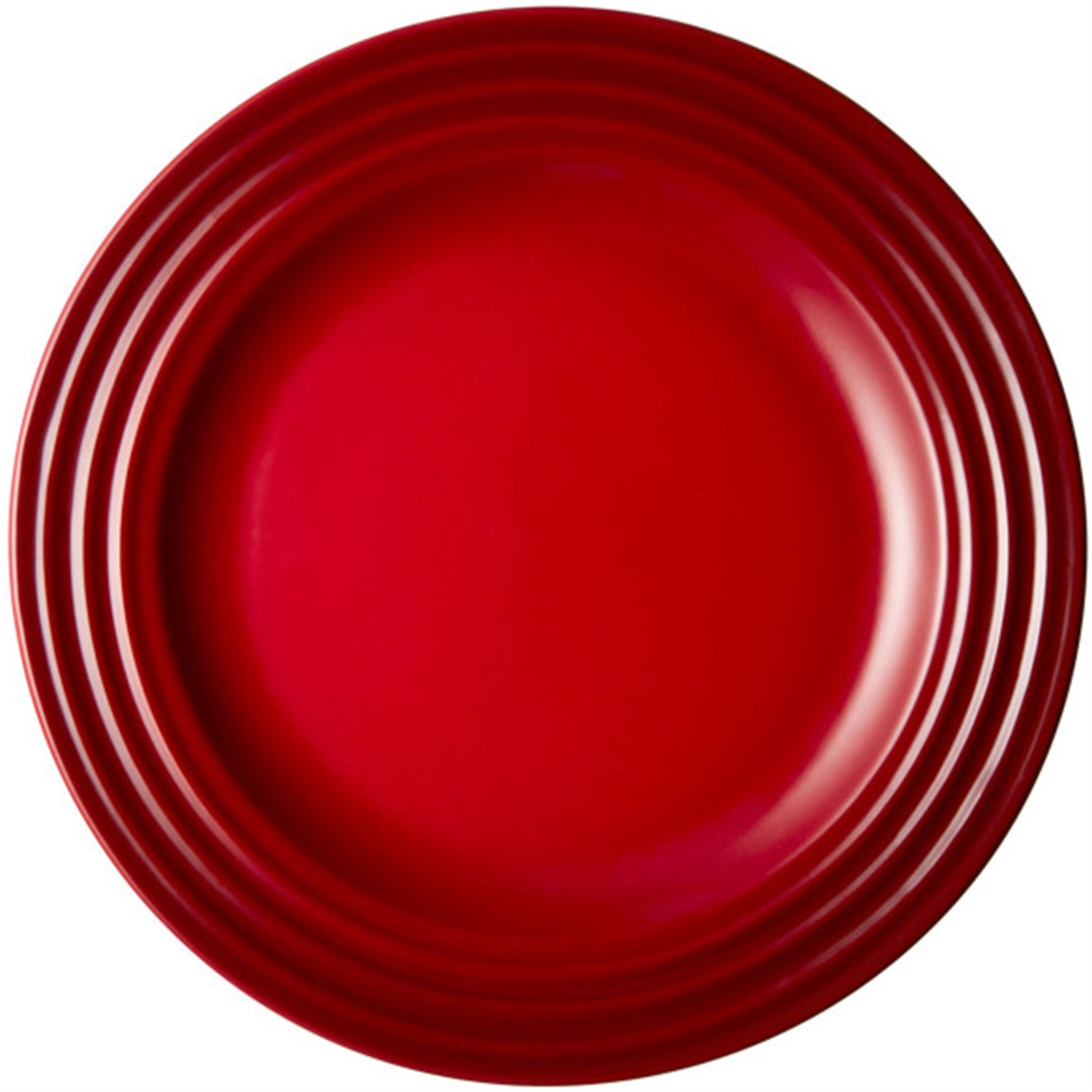 le creuset stoneware dinerbord 27cm kersenrood