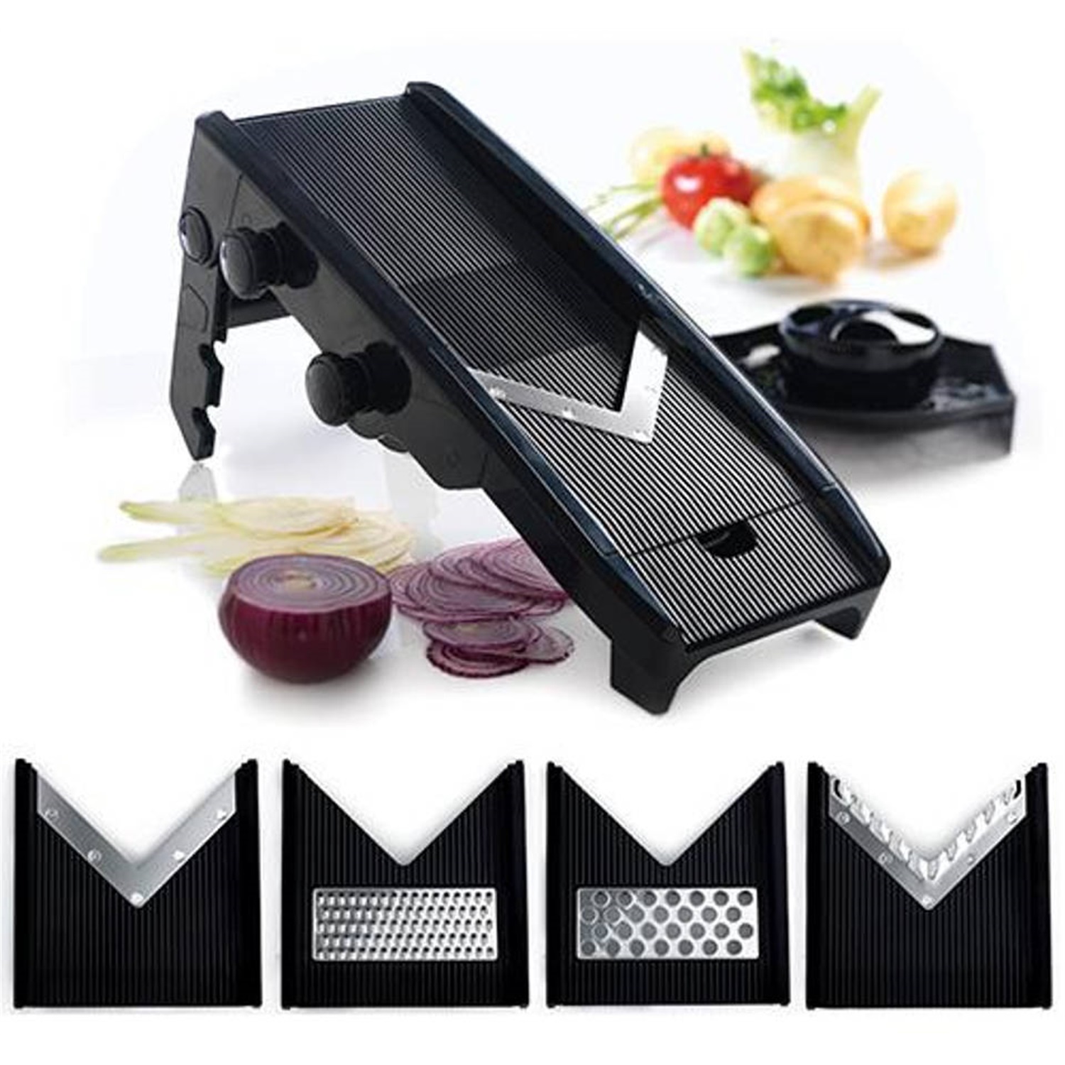 mastrad v blade mandoline f20900 zwart