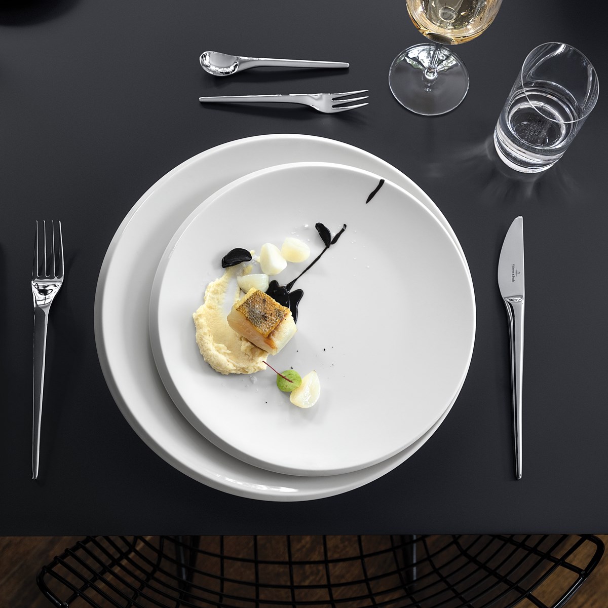 Ontbijtbord Villeroy & Boch NewMoon Wit (6-Delig