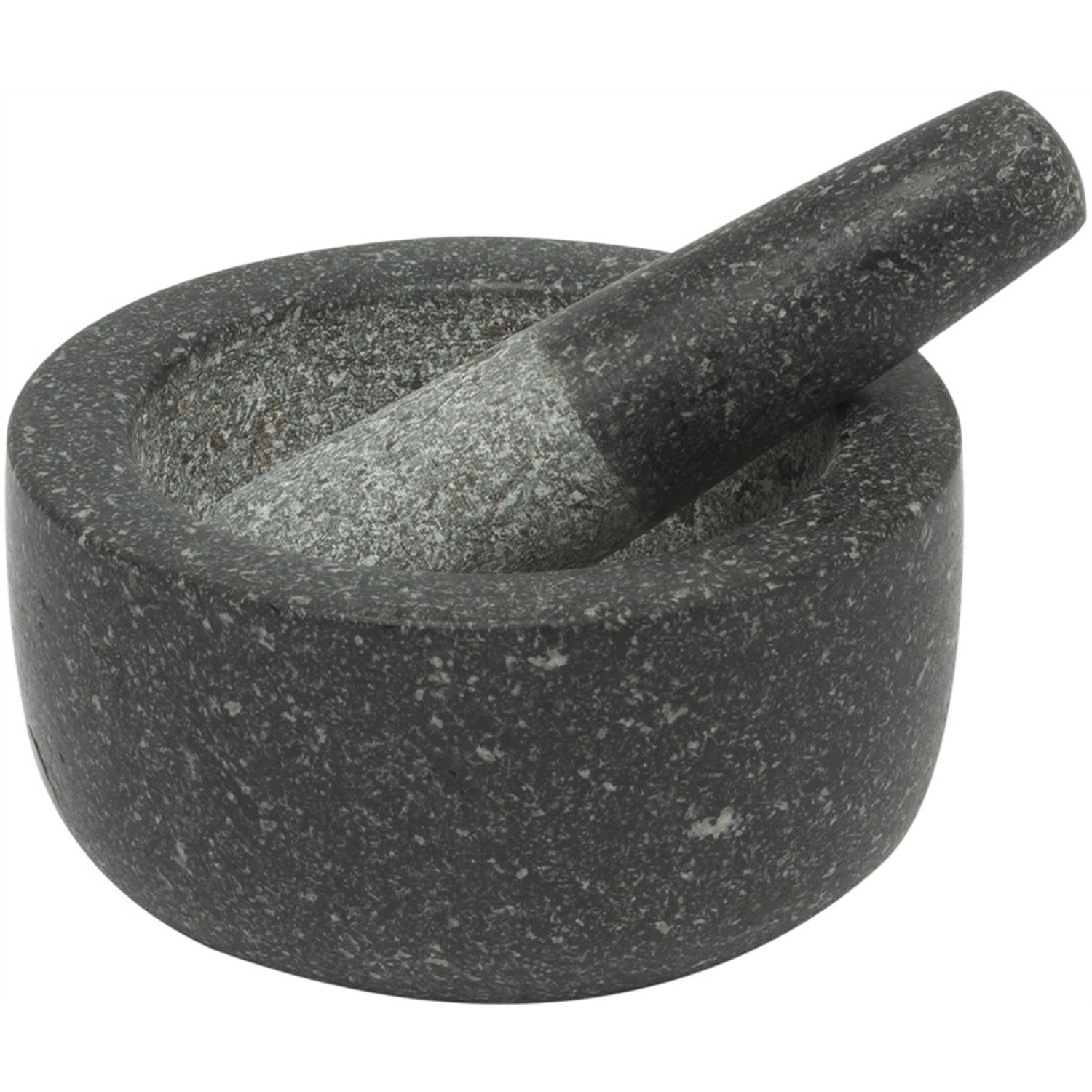 vijzel 14cm zwart graniet