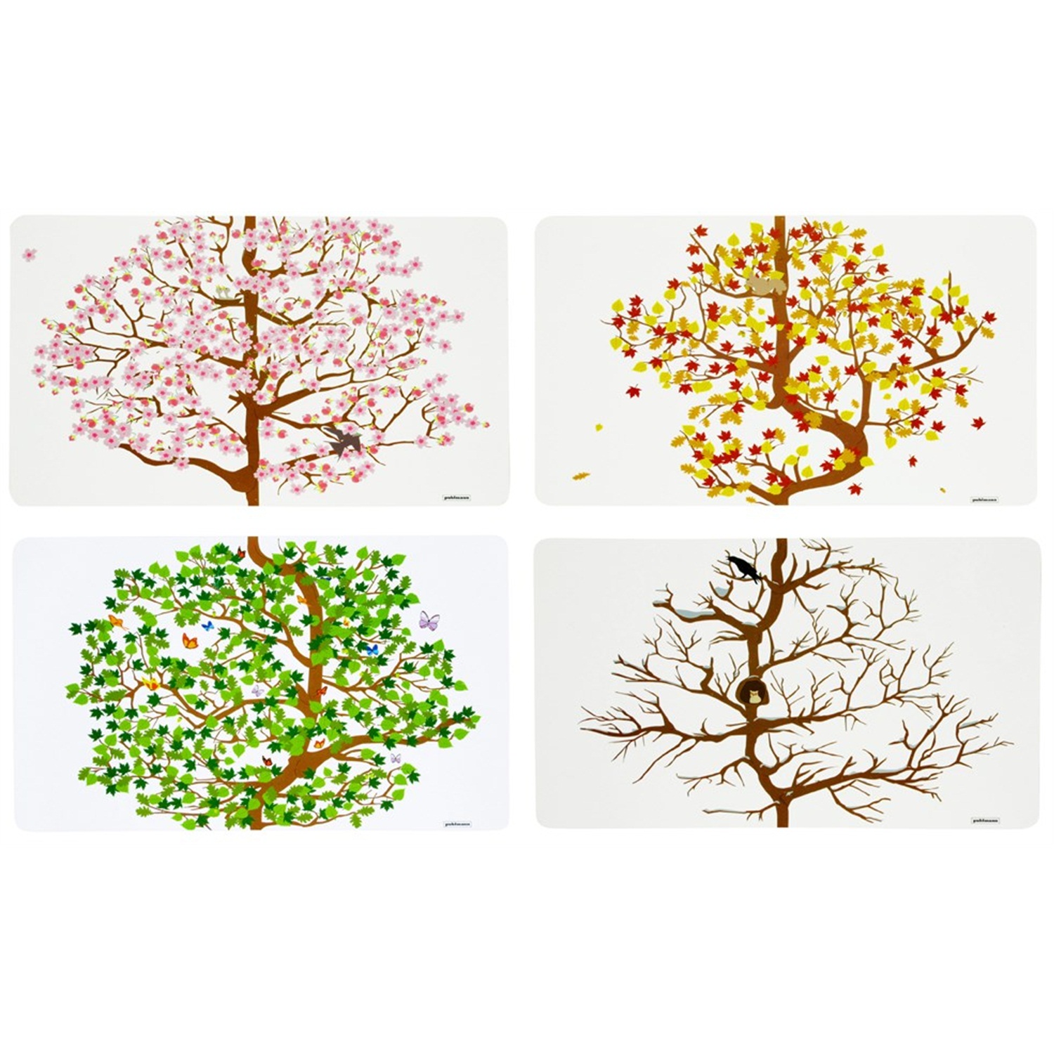 puhlmann 4 seasons placemats 4 stuks