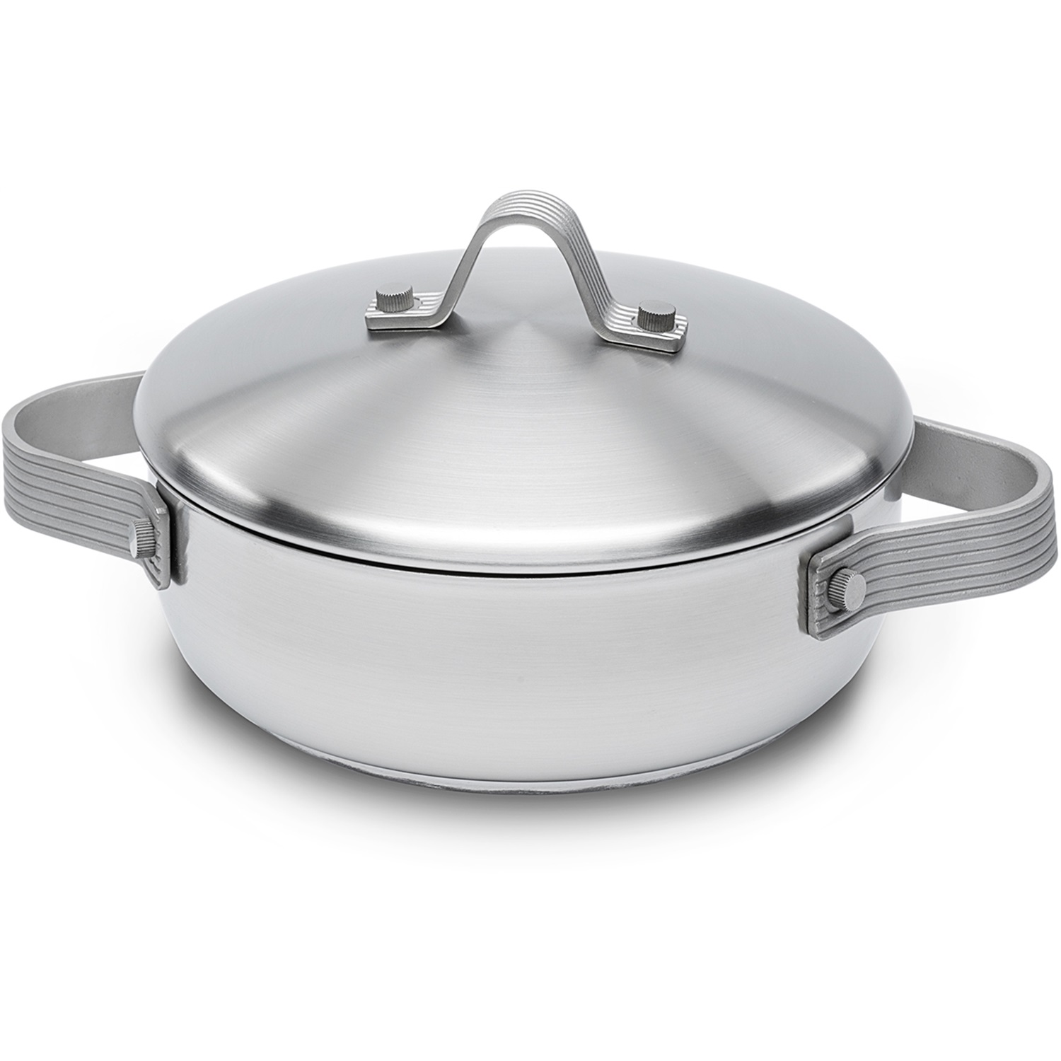 serafino zani stripes sauteerpan met deksel 24cm