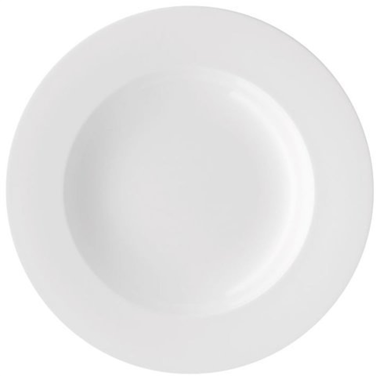 rosenthal jade diep bord met rand 23cm wit