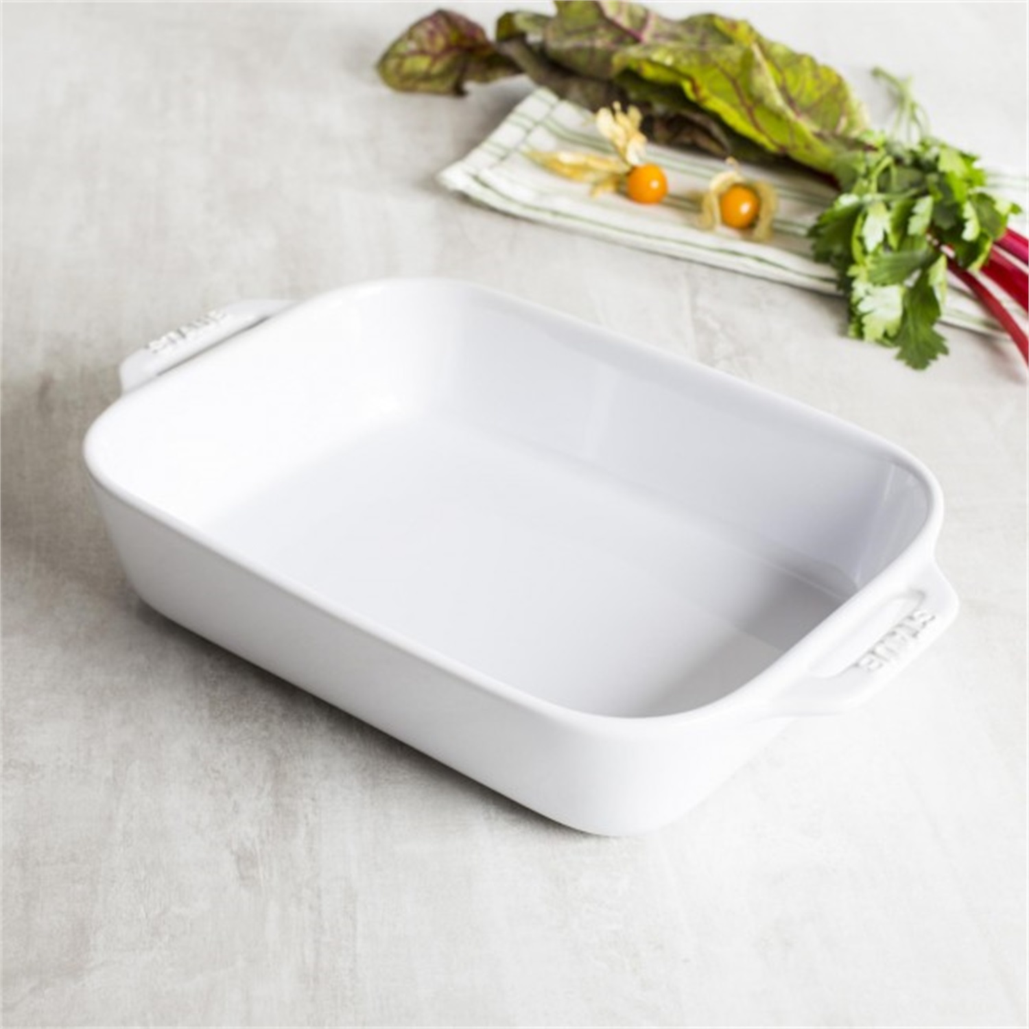 staub-ovenschaal-27x20cm-wit