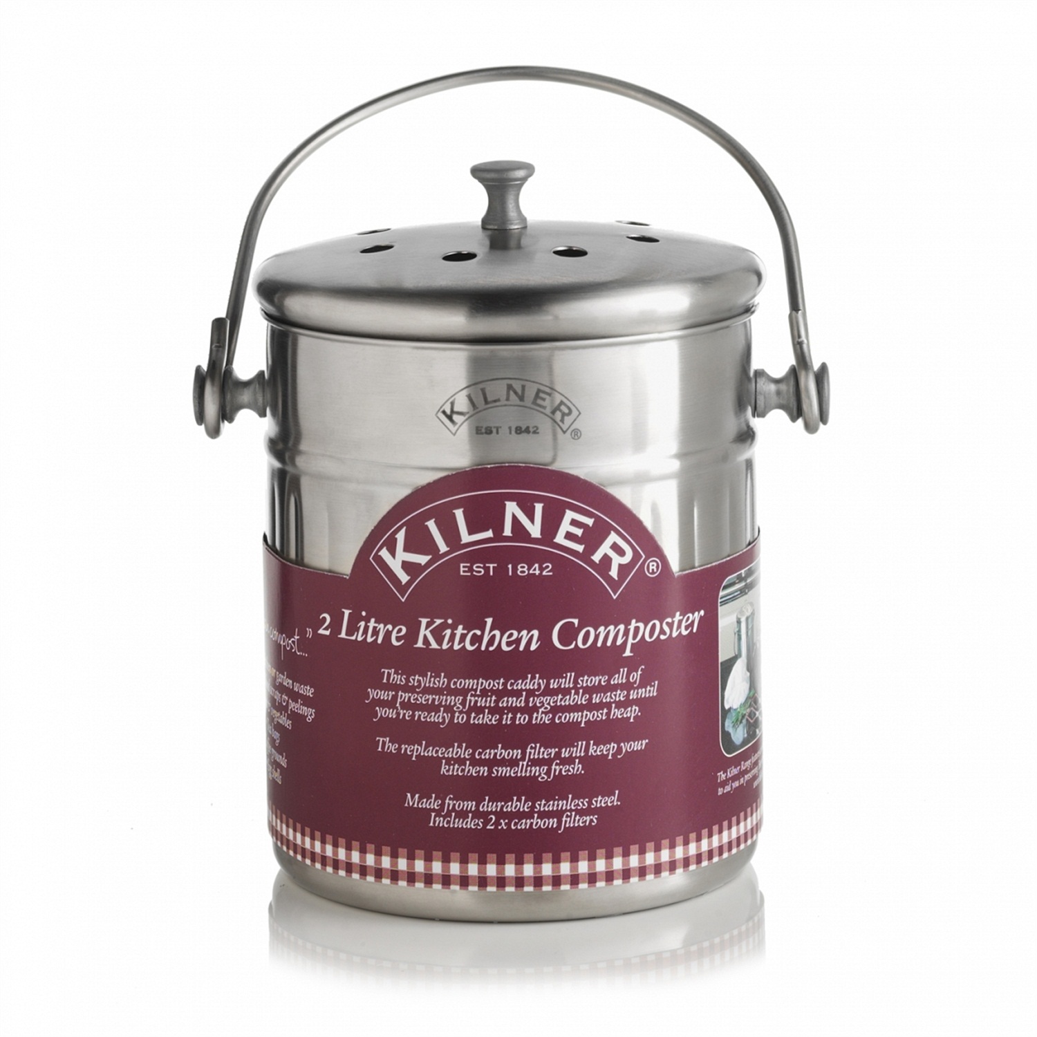 kilner-compostbak-2l-rvs