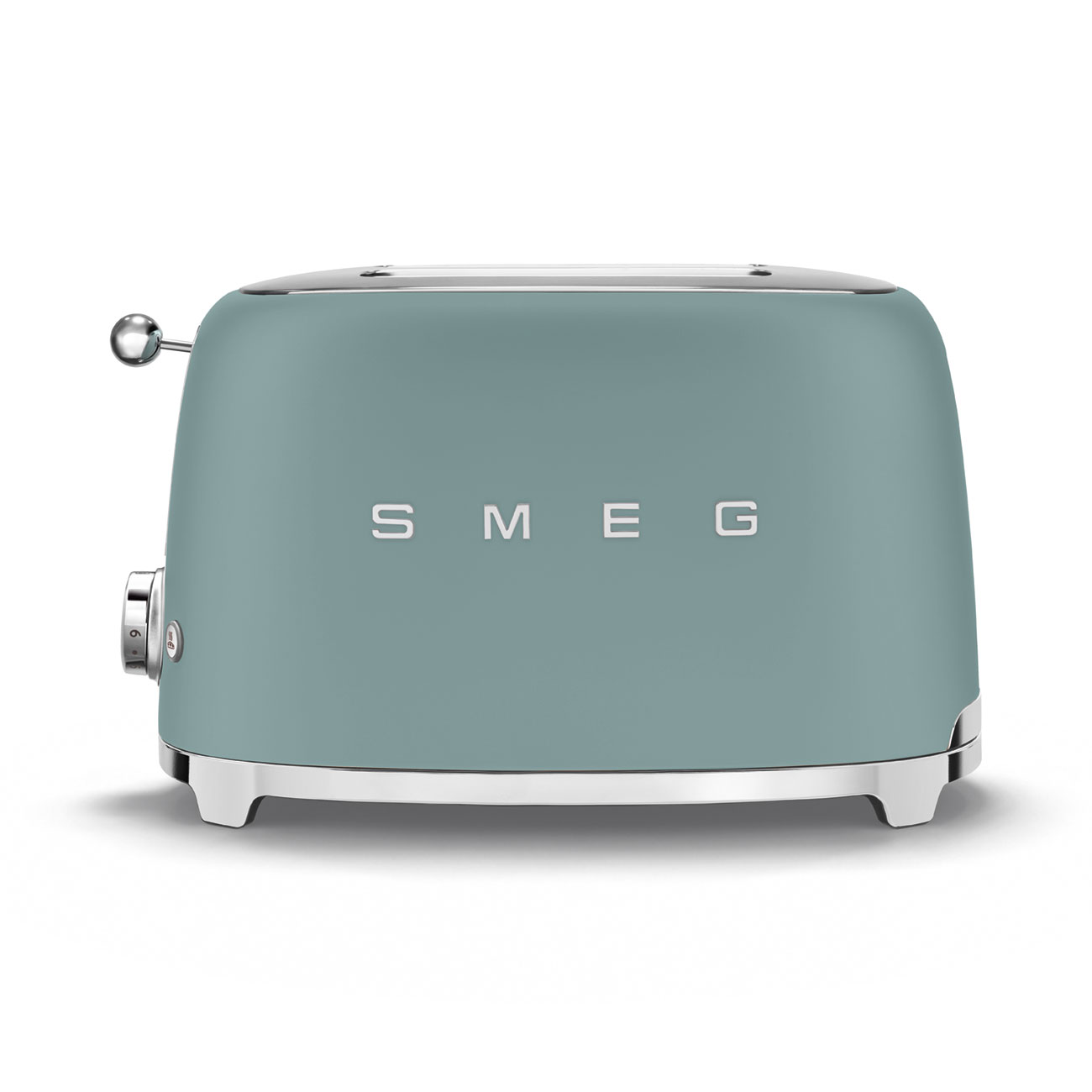 smeg broodrooster 2x2 tsf01egmeu emerald green mat