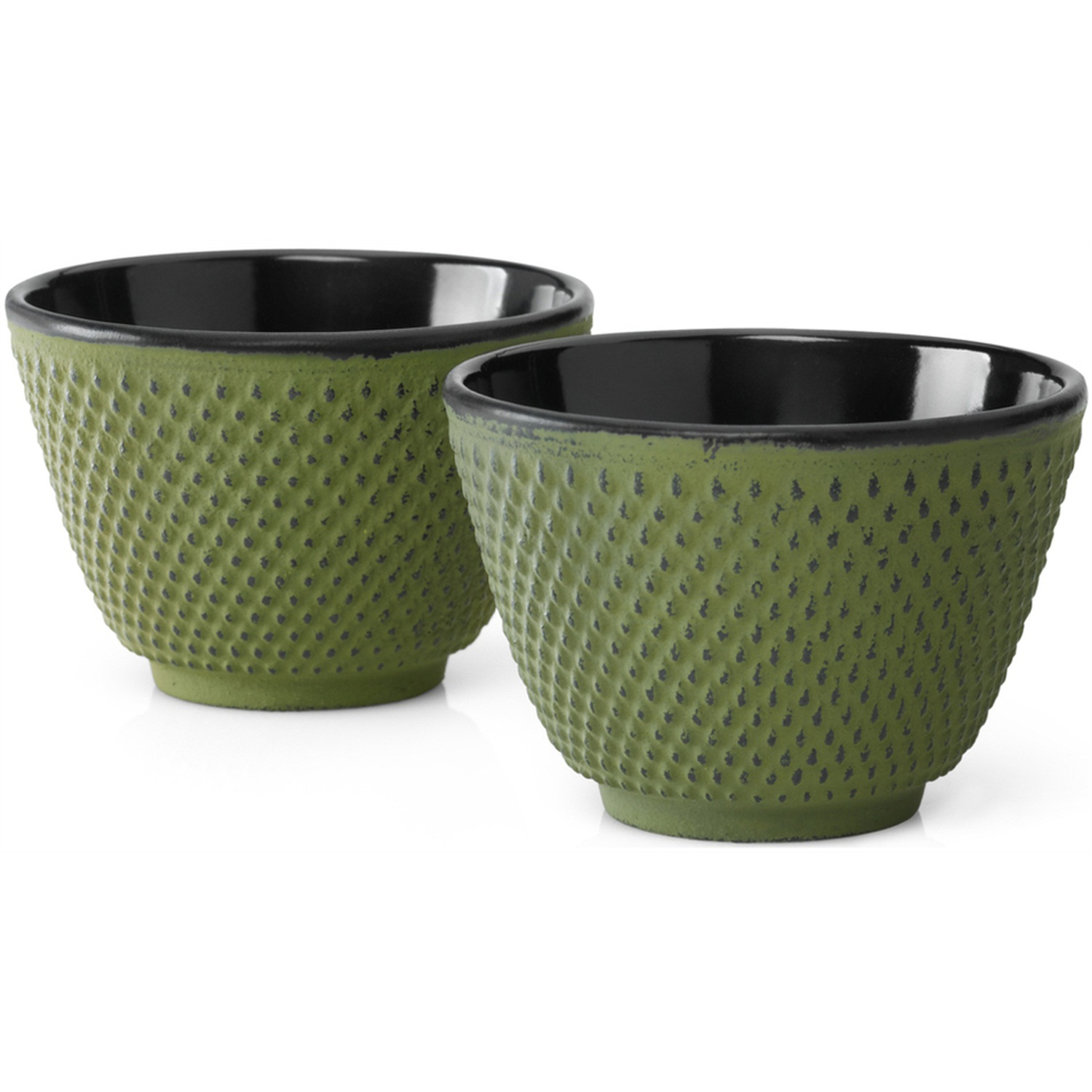 bredemeijer xilin theemokken 2 stuks groen gietijzer