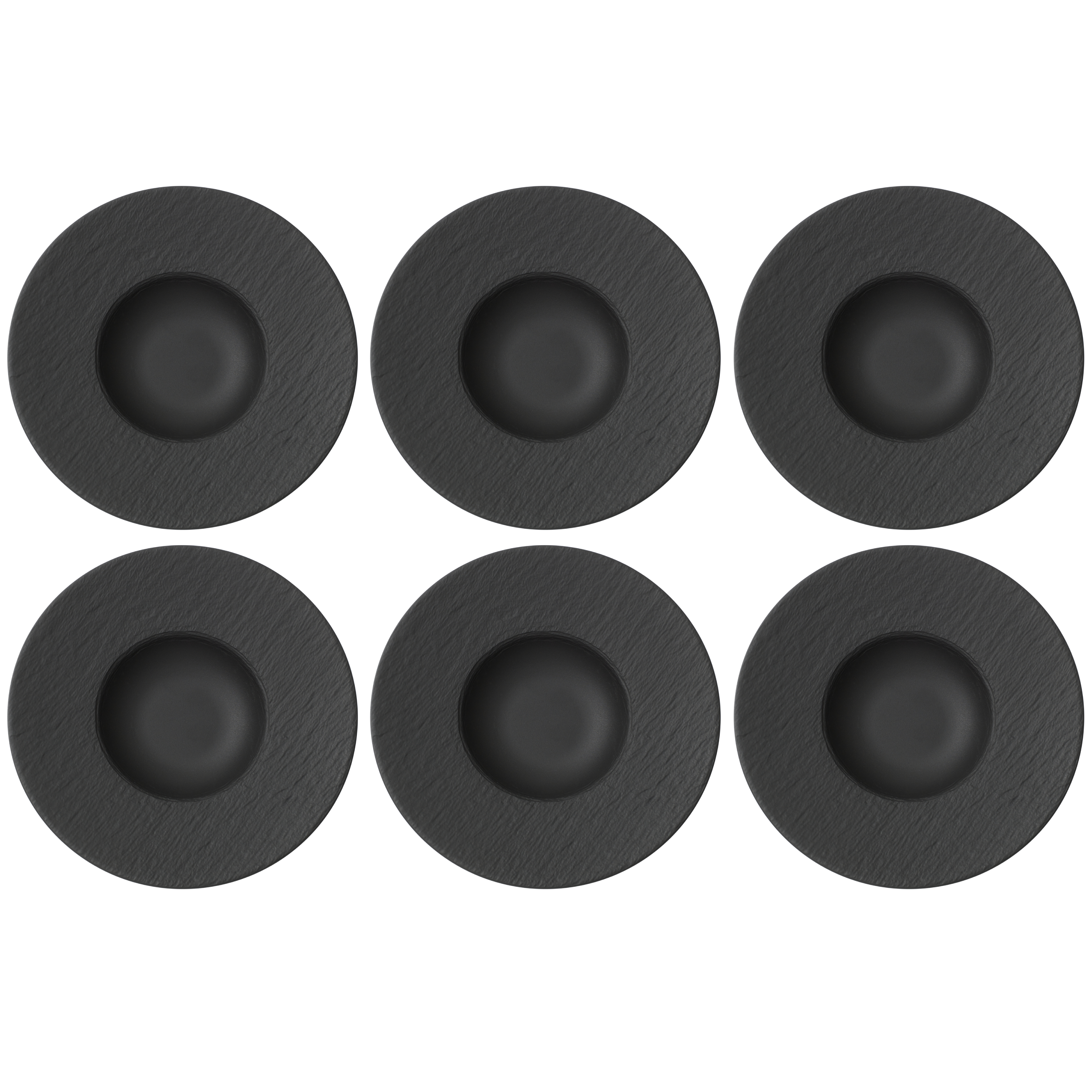 villeroy-boch-manufacture-rock-pastabord-29cm-zwart-6-stuks