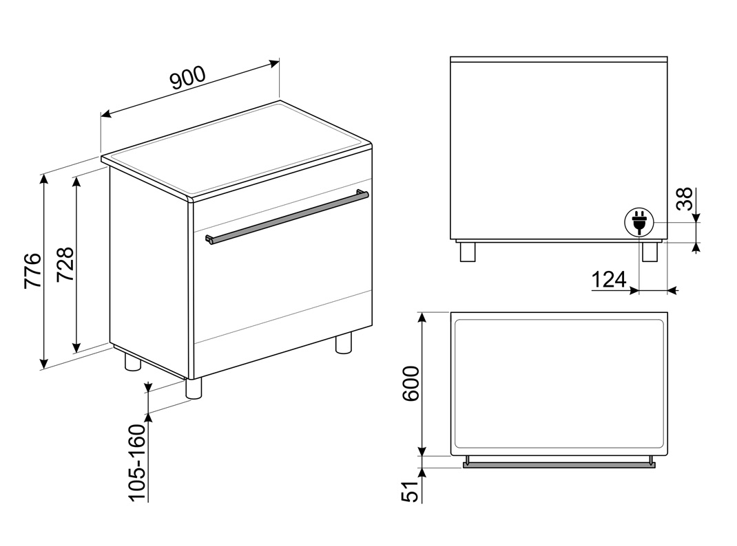 smeg-classici-concerto-inductiefornuis-bg91ix9-1-90cm-rvs