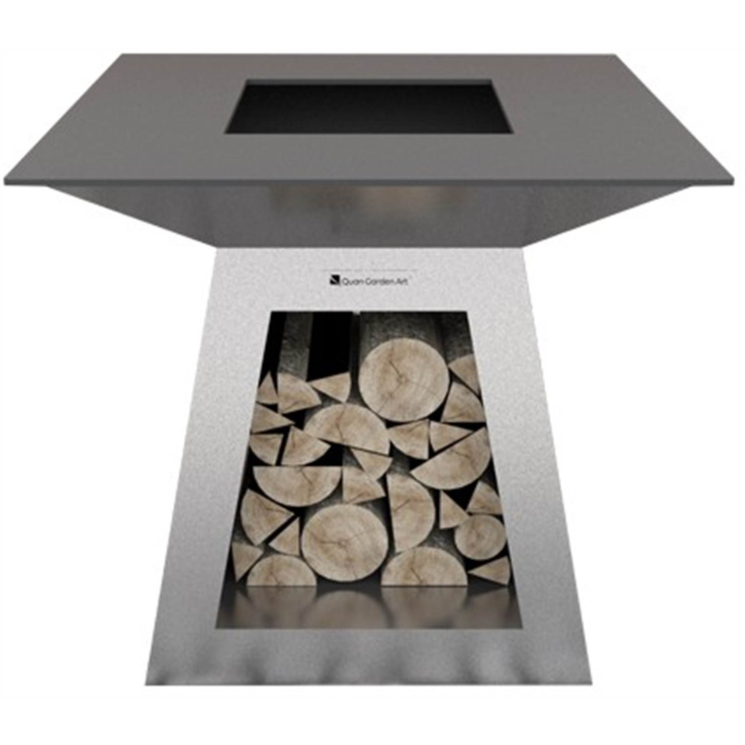 quan-garden-art-quadro-standard-silver-bbq-vuurschaal-roestvrij-staal