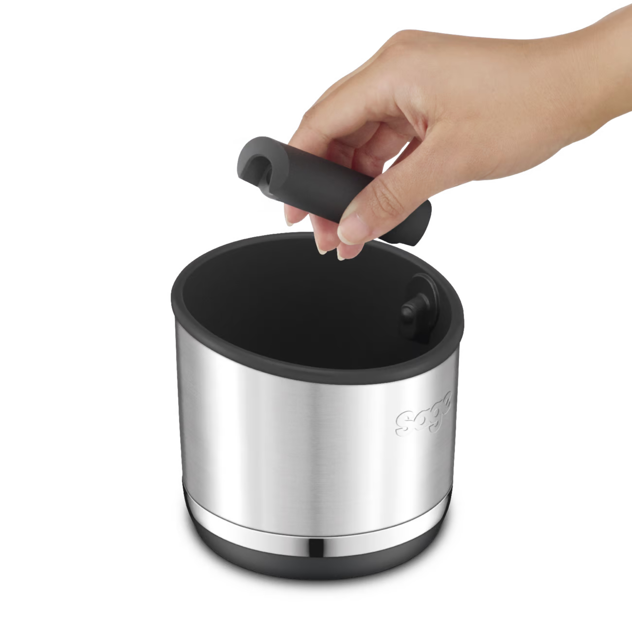 sage-knock-box-10-black-stainless-steel