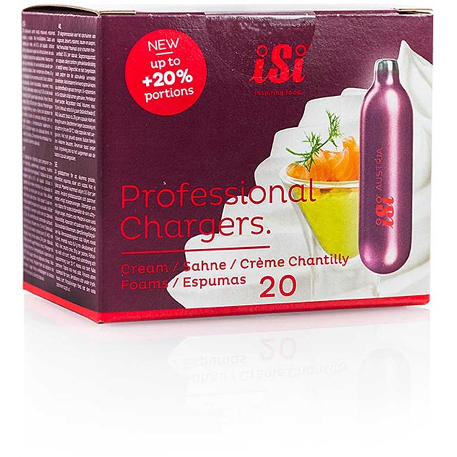 isi slagroompatronen n2o 20 stuks