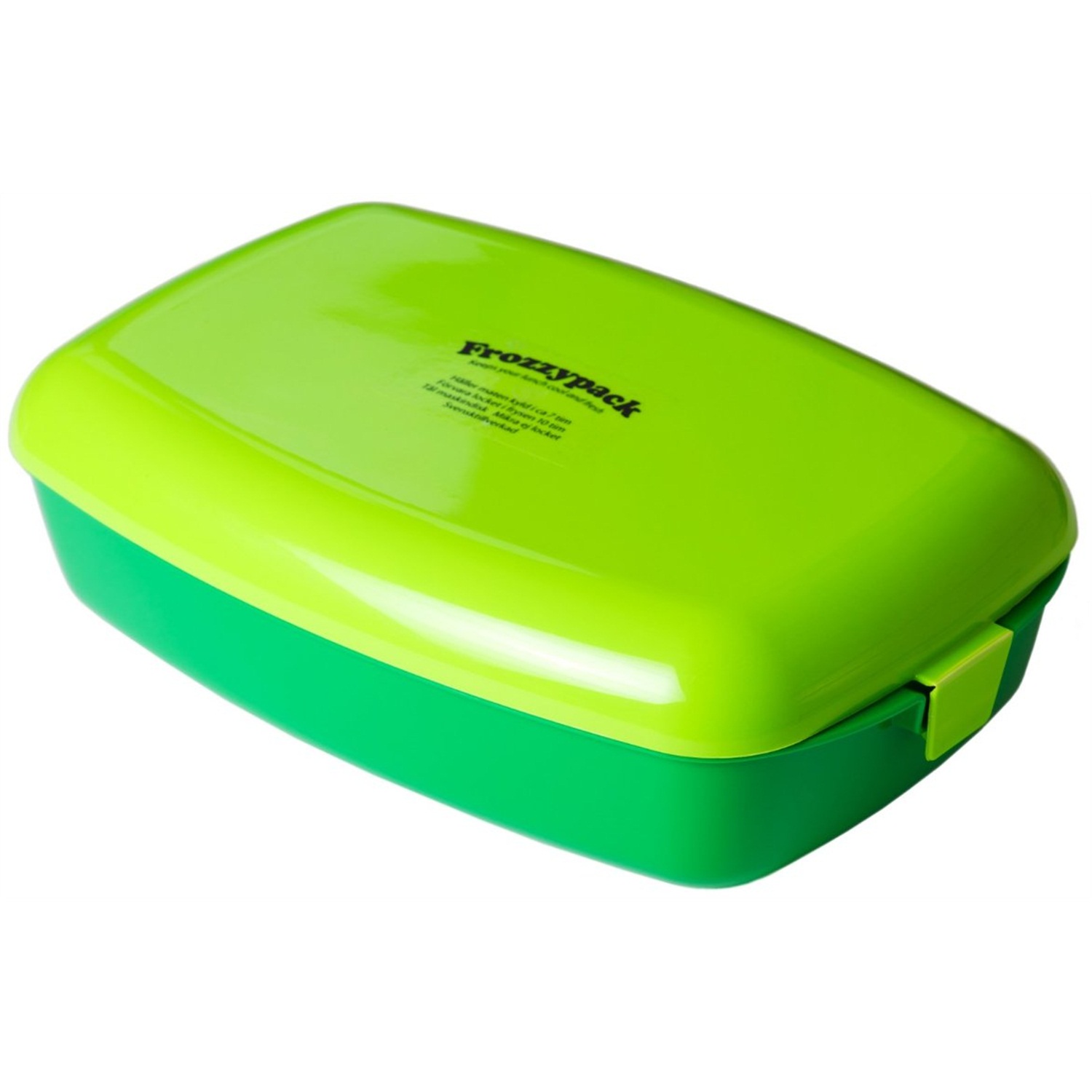 frozzypack broodtrommel met koelelement 24x15cm groen