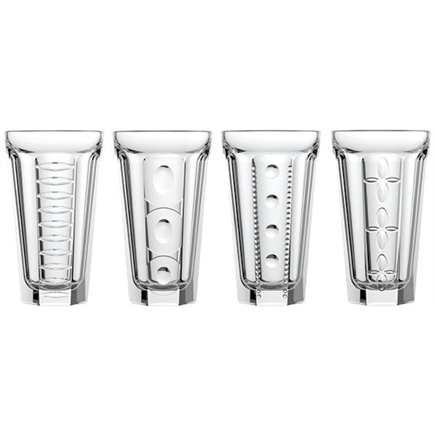 la rochere latte macchiato glazen 035l set van 4