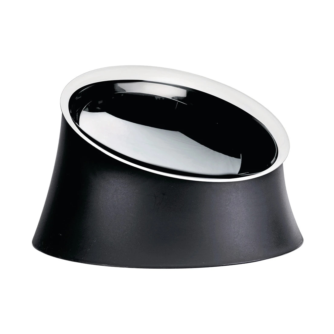 alessi-wowl-hondenvoerbak-bm1328-b-1l-zwart