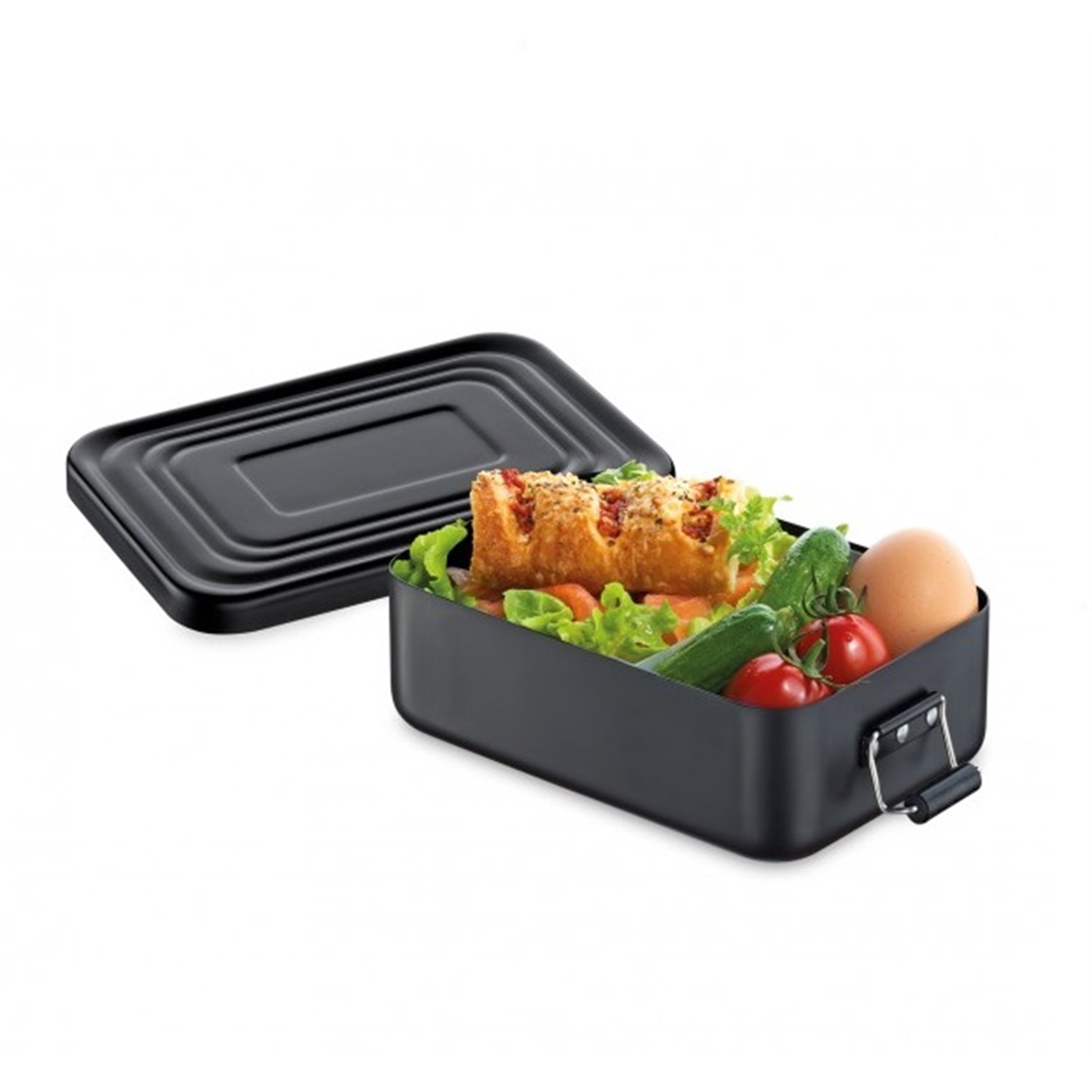 kuchenprofi lunchbox 18x12cm mat zwart