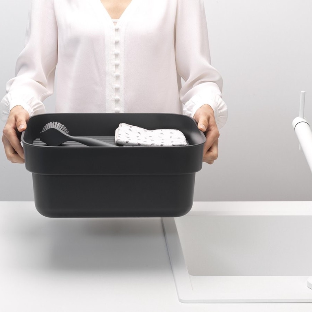 brabantia-sinkside-afwasbak-met-droogrek-dark-grey