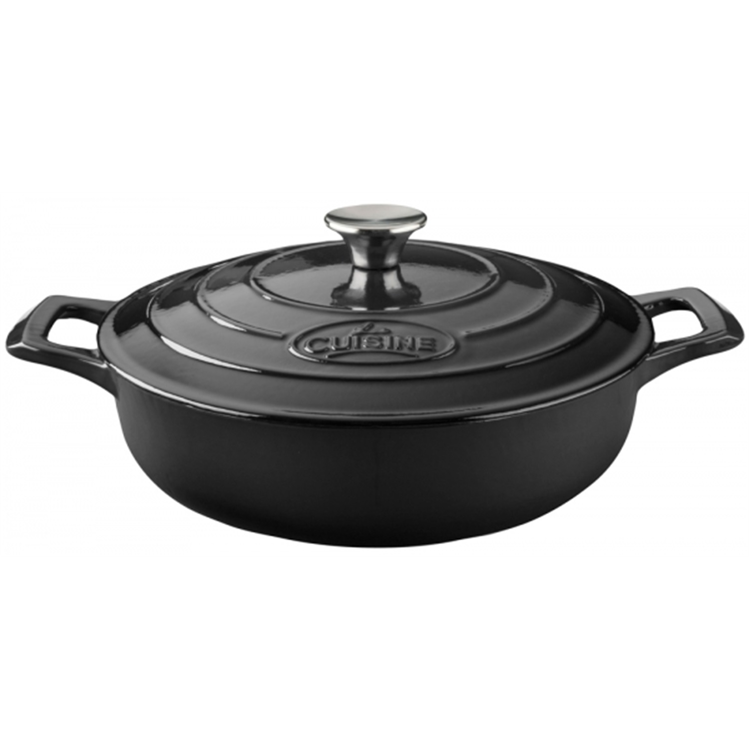 la-cuisine-pro-braadpan-laag-28cm-zwart