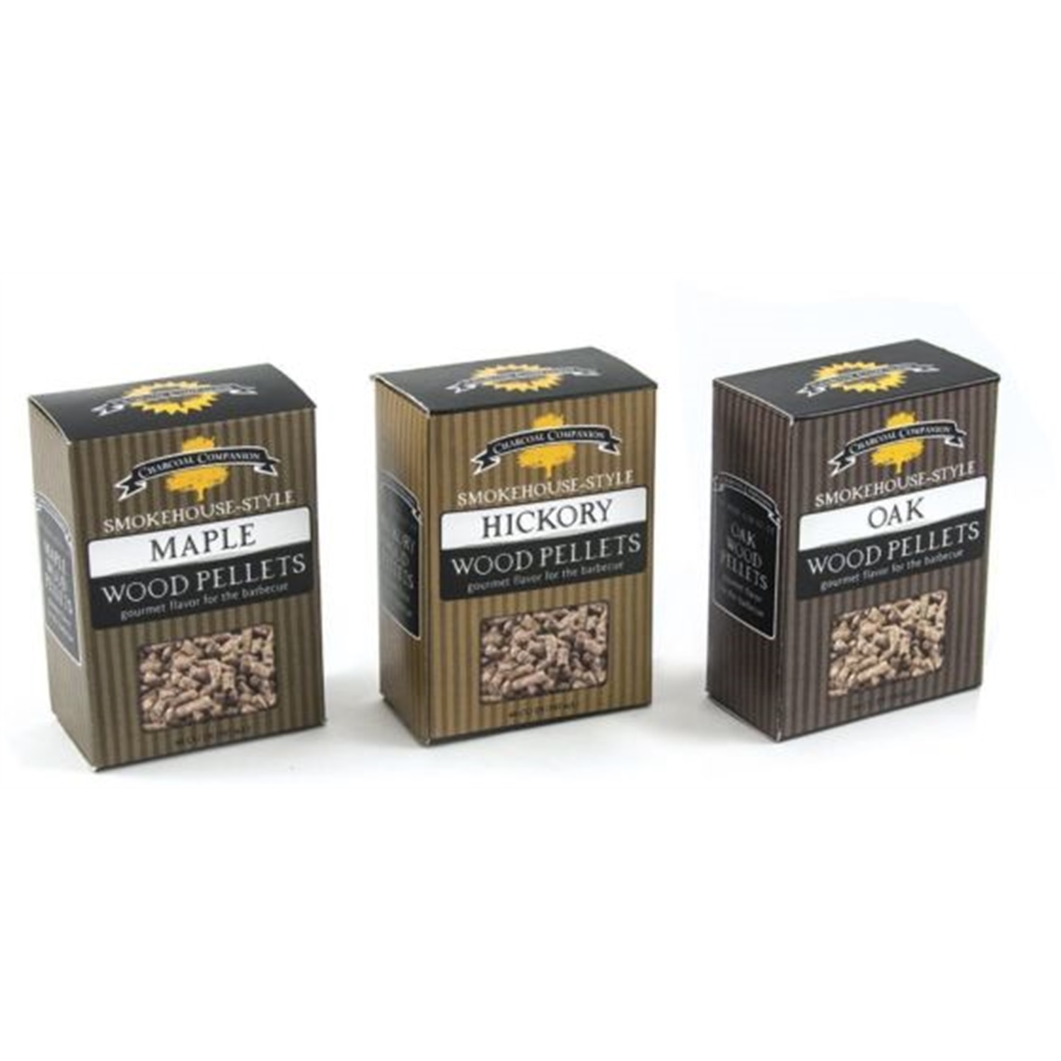 charcoal companion gourmet wood pelletspakket cc6051 3 delig