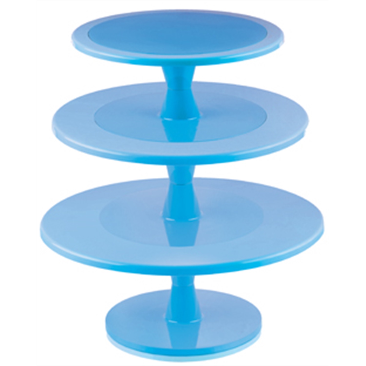 silikomart hulaup gebaksetagere xxl 3 laags blauw