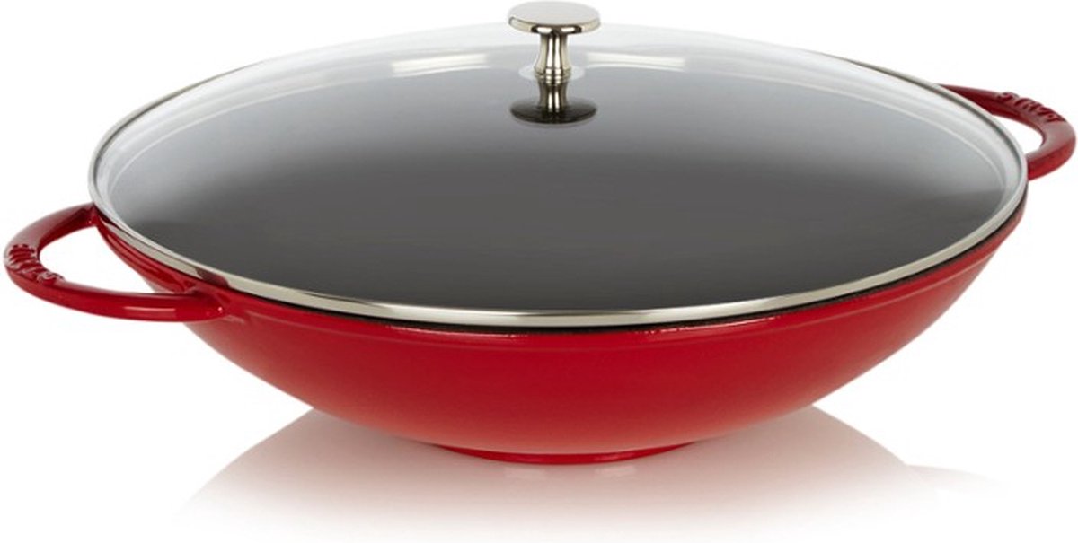 staub-wok-met-glasdeksel-30cm-rood