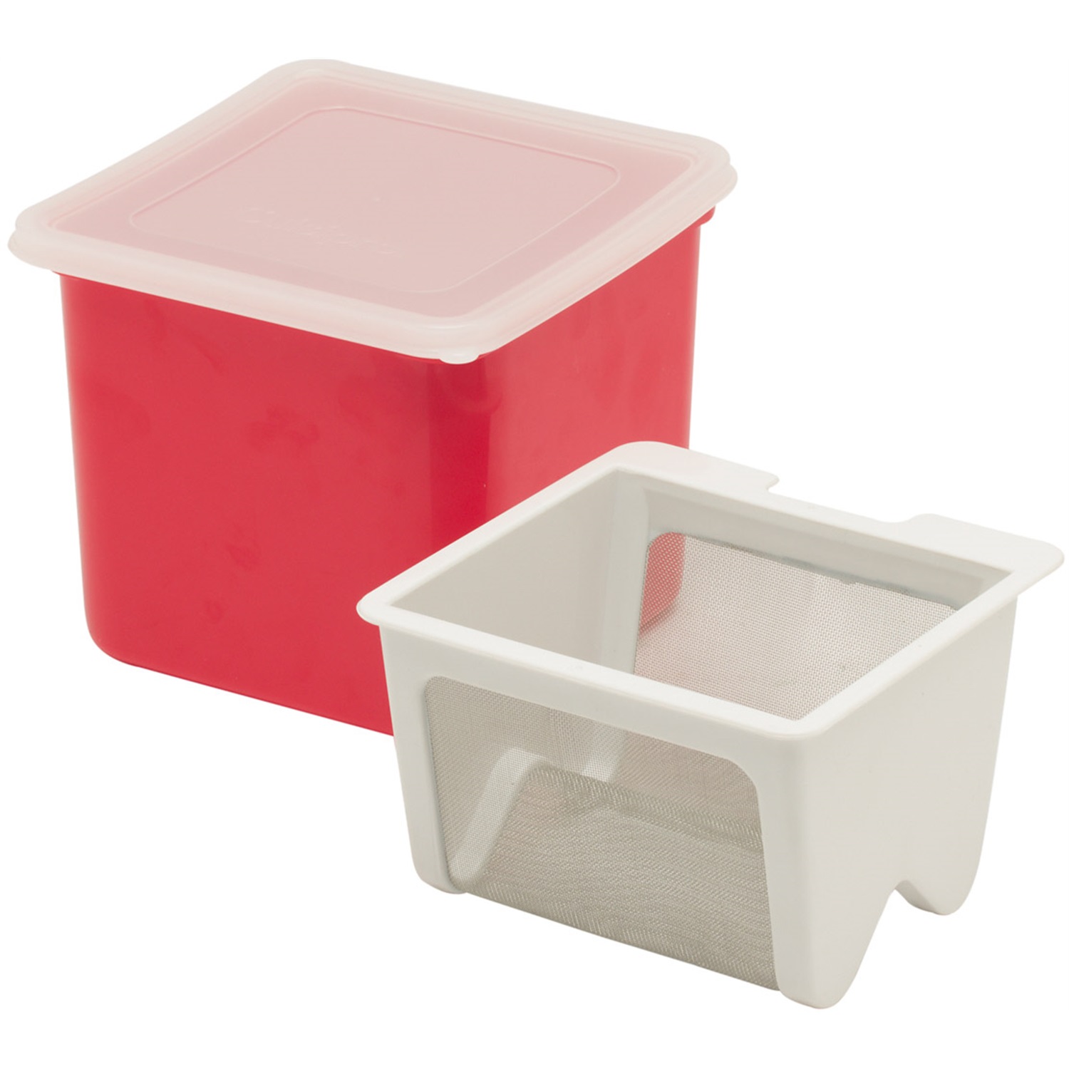 cuisipro yoghurt en kaasmaker 155x155cm rood