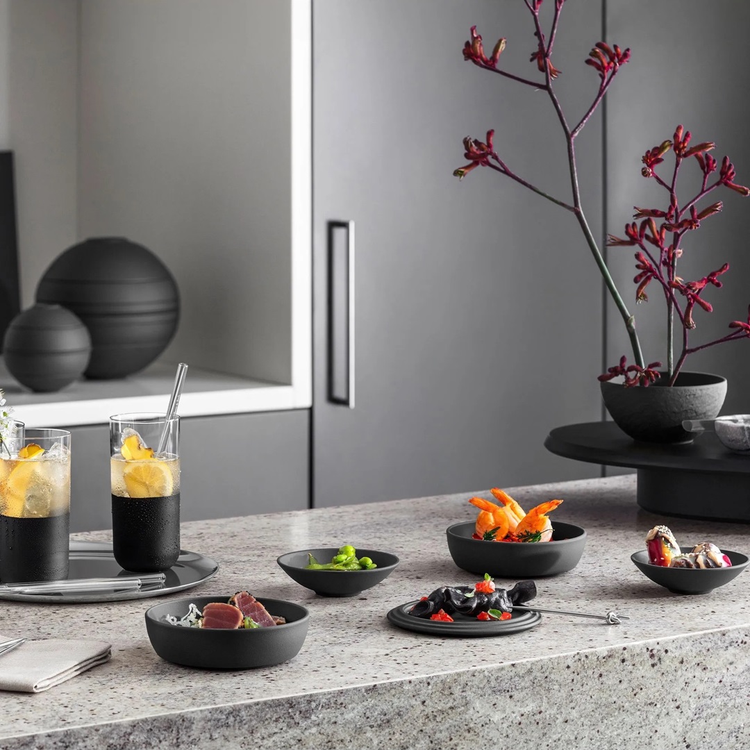 villeroy-boch-iconic-la-petite-boule-serviesset-5-delig-zwart