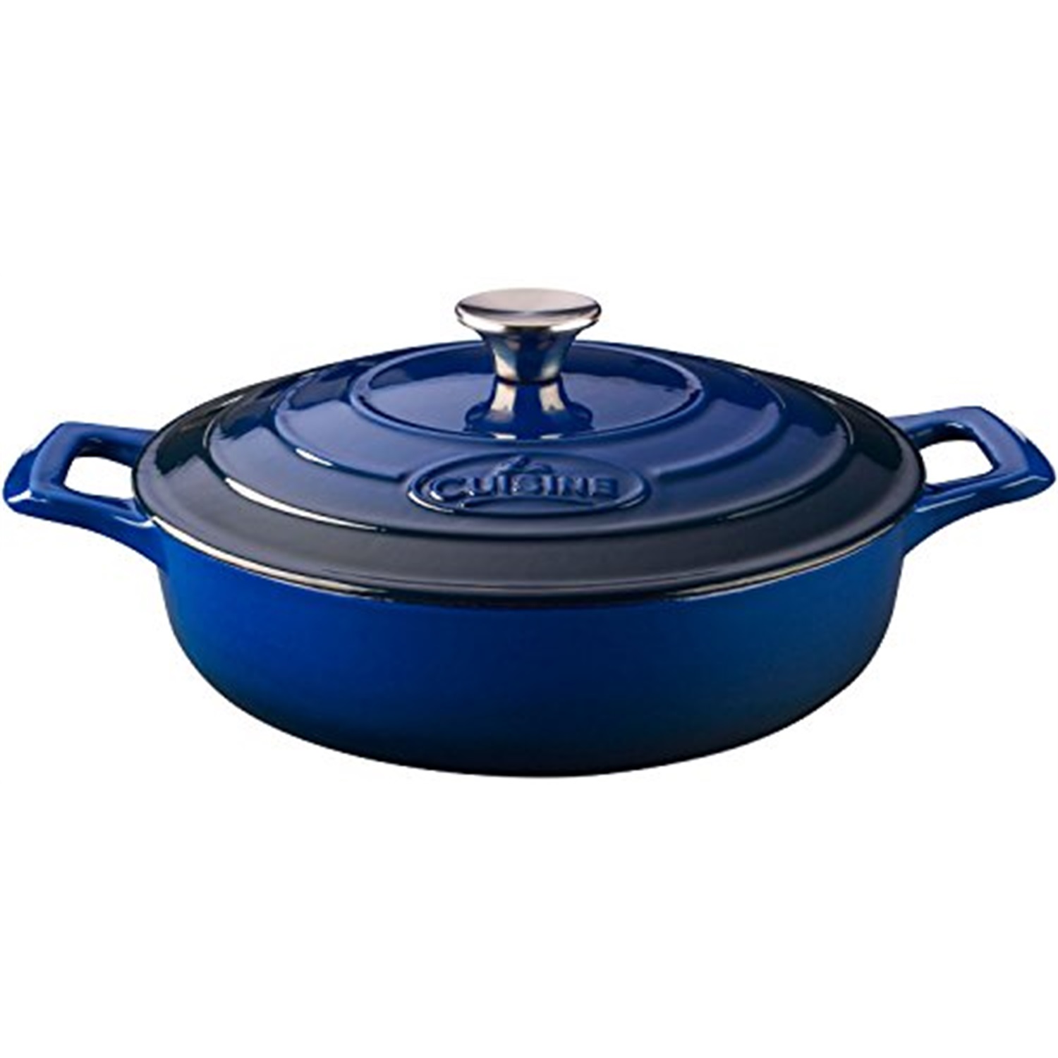 la cuisine pro braadpan laag 28cm blauw